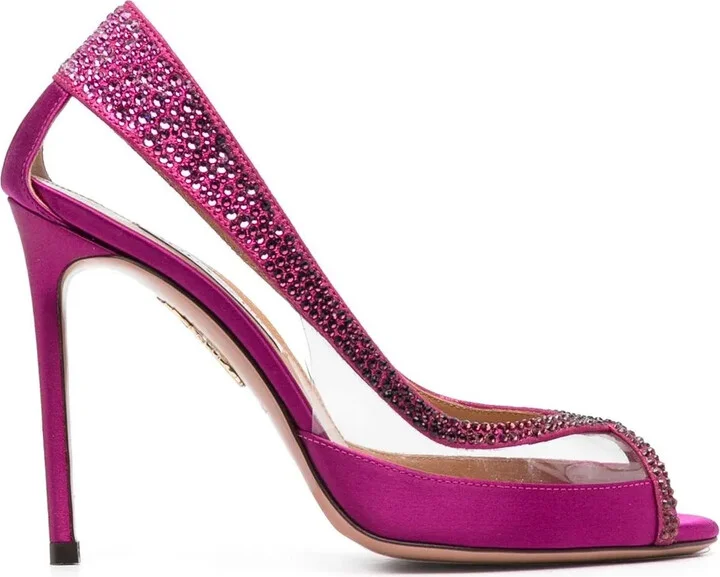 105mm Crystal-Embellished Pumps
