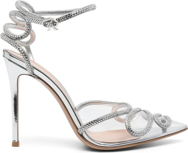105mm Crystal-Embellished Pumps