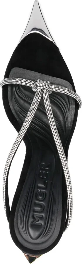 105mm Crystal-Embellished Sandals - Image 4