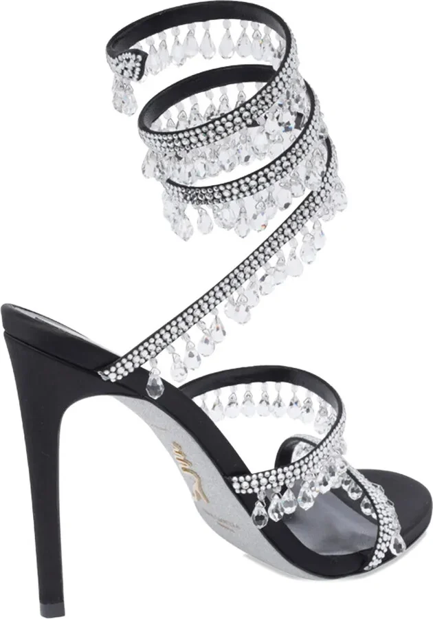 105mm Crystal-Embellished Sandals - Image 3