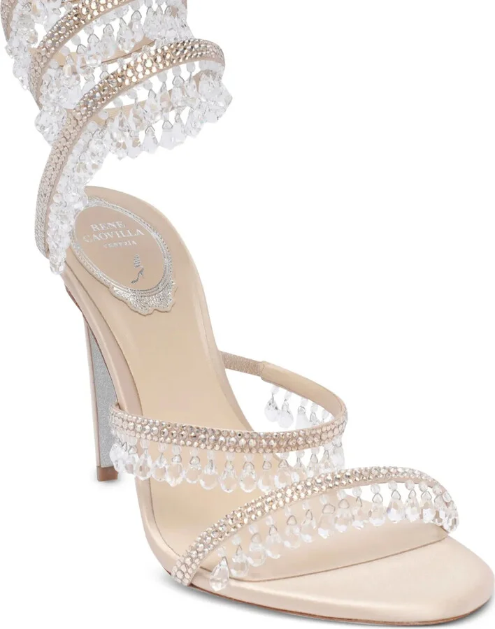 105mm Crystal-Embellished Sandals - Image 4