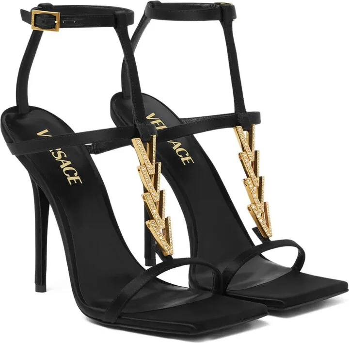 105mm Crystal-Embellished Sandals - Image 2