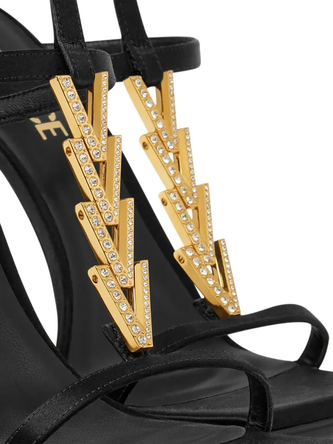 105mm Crystal-Embellished Sandals - Image 4