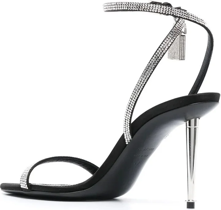 105mm Crystal-Embellished Sandals - Image 3