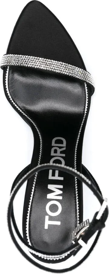 105mm Crystal-Embellished Sandals - Image 4