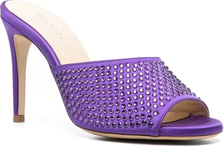 105mm Crystal-Embellished Sandals - Image 2