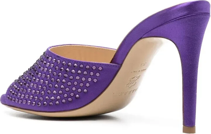 105mm Crystal-Embellished Sandals - Image 3