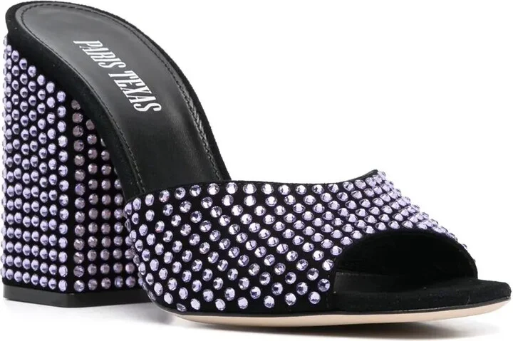 105mm Crystal-Embellished Sandals - Image 2