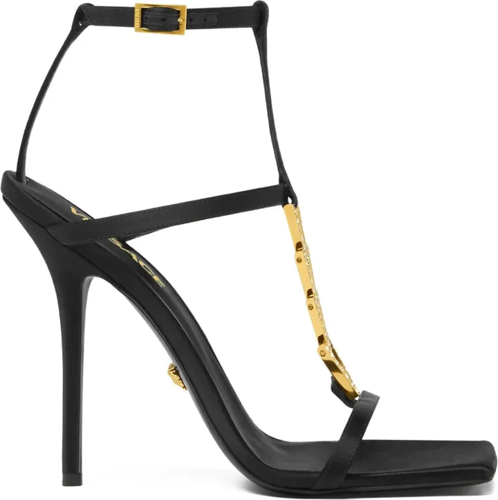105mm Crystal-Embellished Sandals