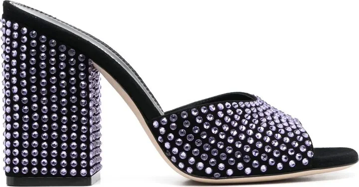 105mm Crystal-Embellished Sandals