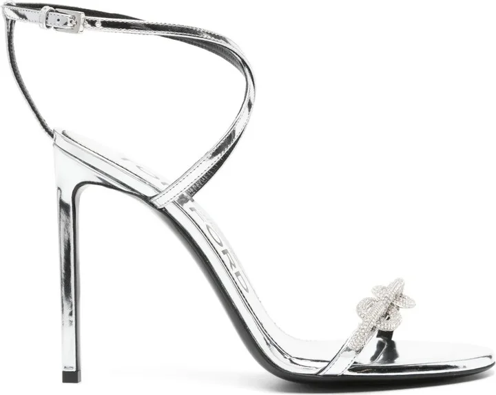 105mm Crystal-Embellished Sandals