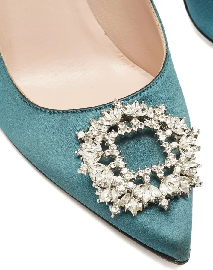 105mm Crystal-Embellished Satin Pumps - Image 5