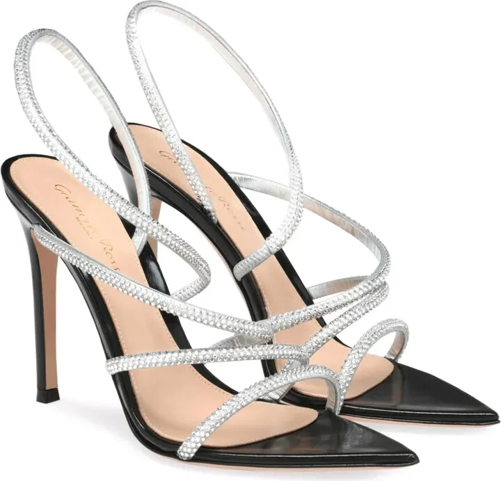 105mm Crystal Ettie sandals - Image 2