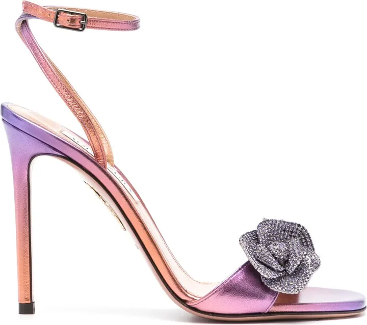 105mm Crystal Orchid sandals