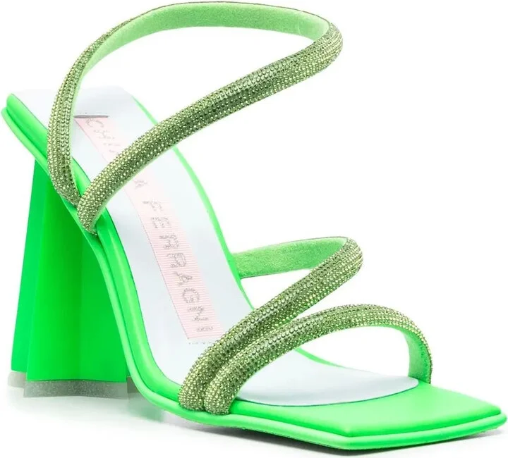 105mm Crystal-Strap Sandals - Image 2