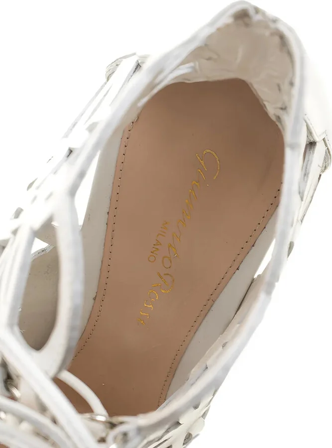 105mm Cut-Out Heeled Sandals - Image 4