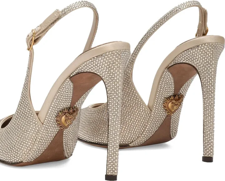 105mm Devotion rhinestone-embellished slingback pumps - Image 4