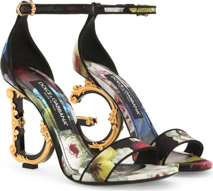 105mm DG Baroque-heel sandals - Image 2