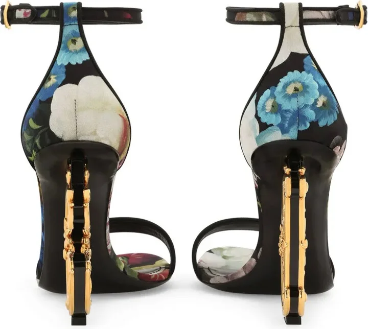 105mm DG Baroque-heel sandals - Image 3