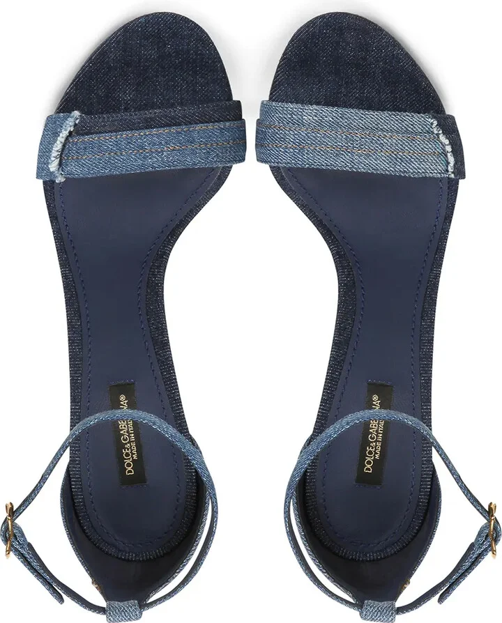 105mm DG heel patchwork sandals - Image 4
