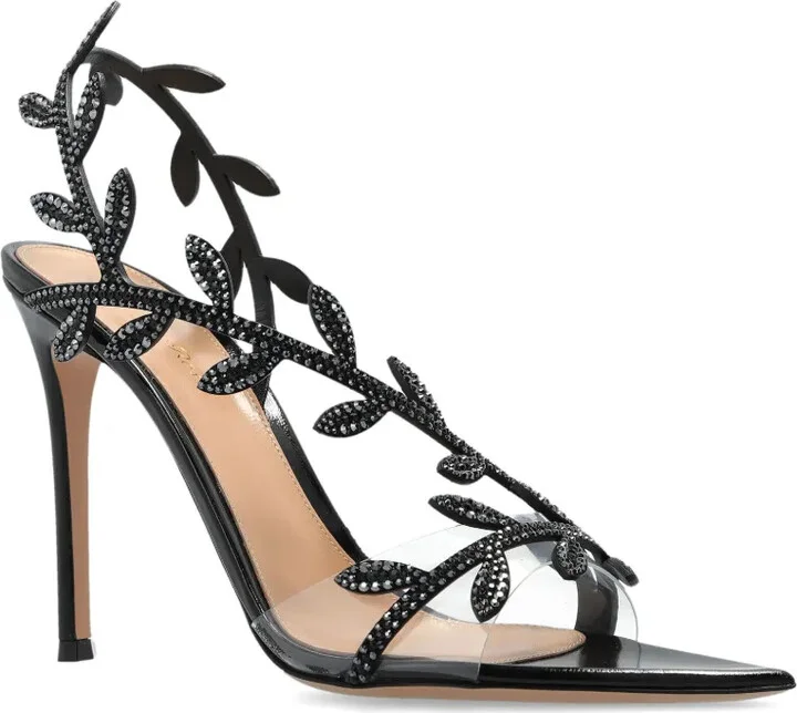 105mm Flavia leather sandals - Image 4