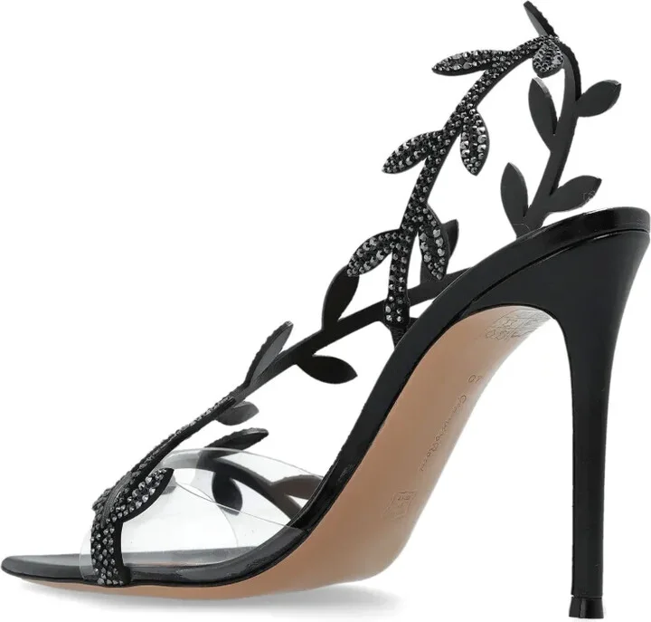 105mm Flavia leather sandals - Image 5