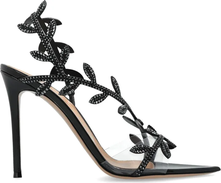 105mm Flavia leather sandals