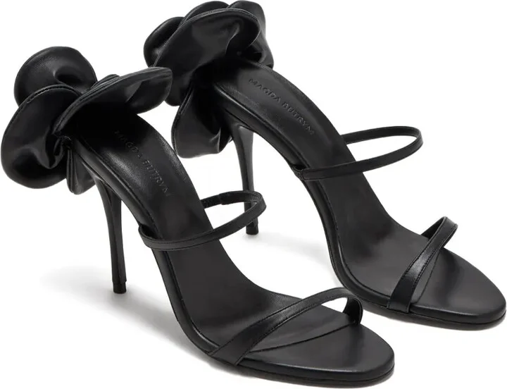 105mm Flower-Appliqué Sandals - Image 2