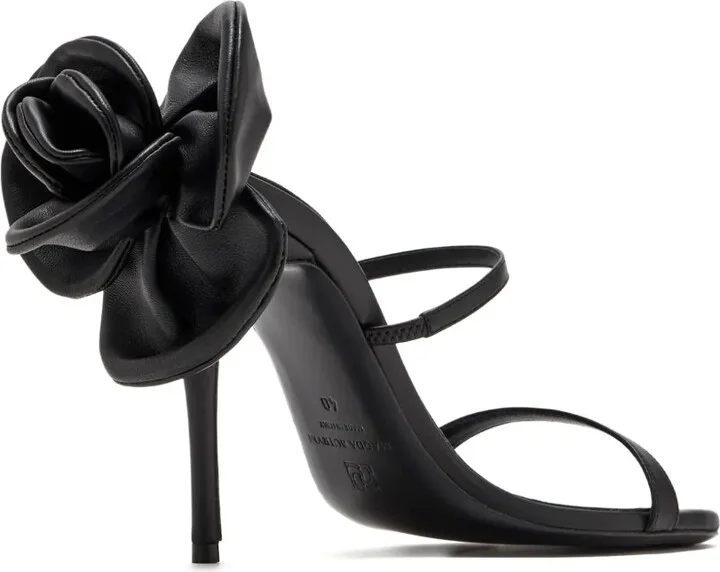 105mm Flower-Appliqué Sandals - Image 4