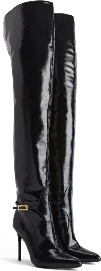 105mm Frannie High above-knee boots - Image 2