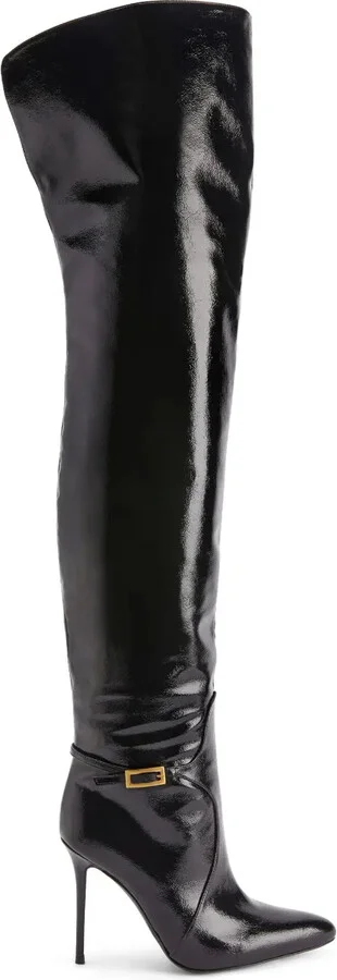 105mm Frannie High above-knee boots