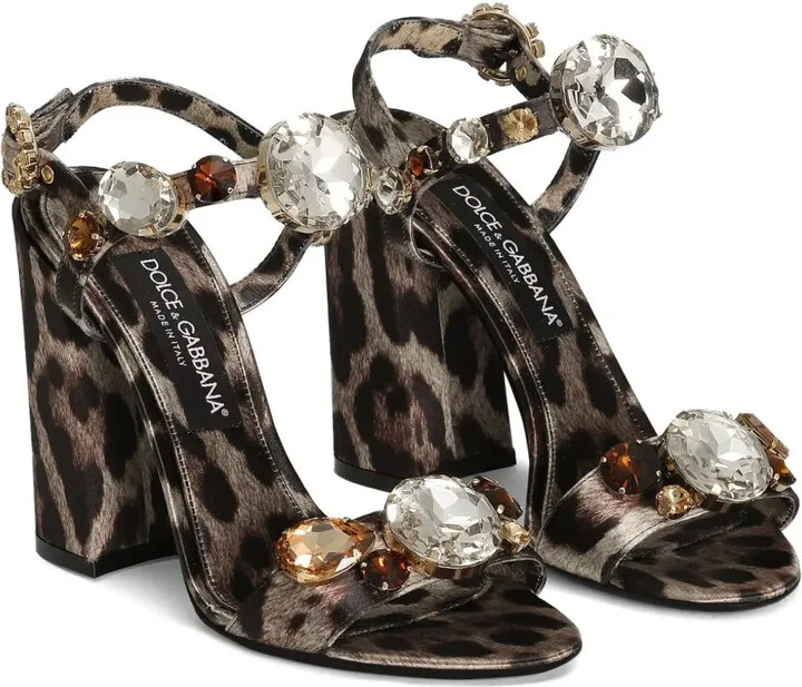 105mm Gemstone-Embellished Sandals - Image 2