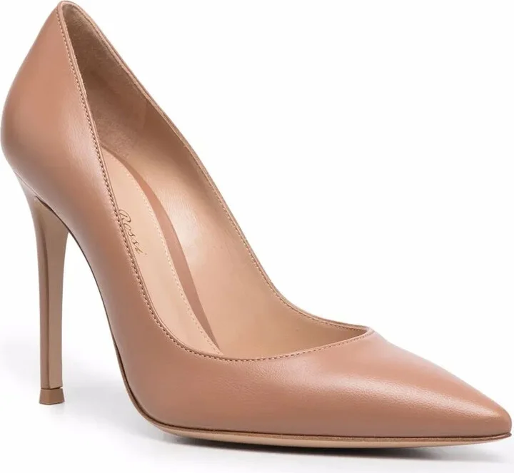 105mm Gianvito leather pumps - Image 2