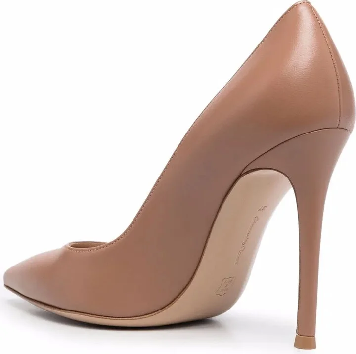 105mm Gianvito leather pumps - Image 3