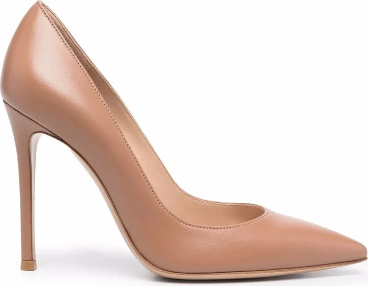 105mm Gianvito leather pumps