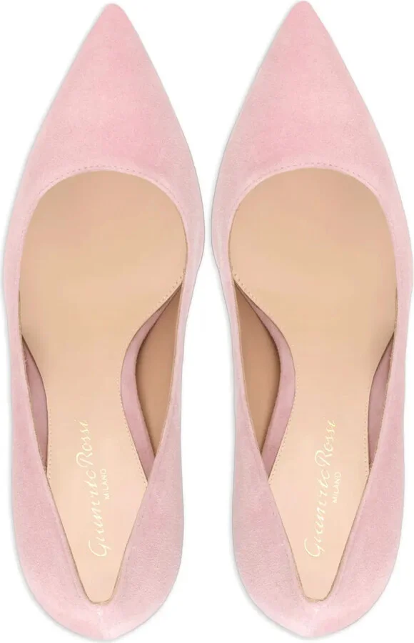 105mm Gianvito suede heeled pumps - Image 4