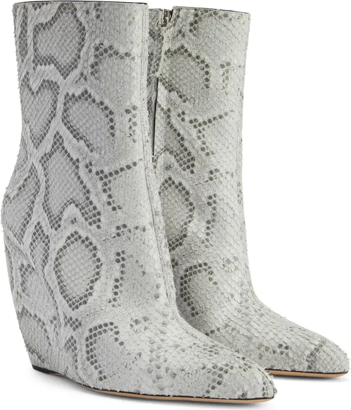 105mm Ginnyfer Bootie wedge boots - Image 2