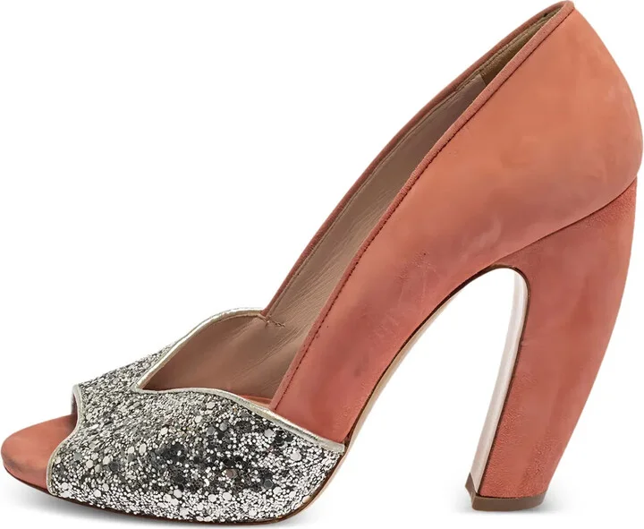 105mm Glitter-Detailing Pumps