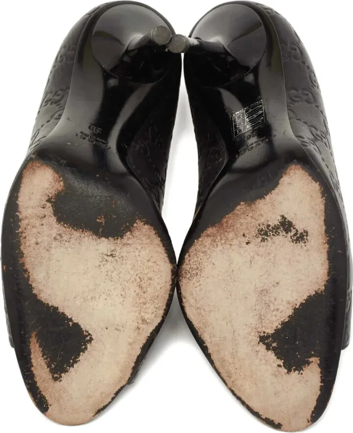 105mm Guccissima leather pumps - Image 5