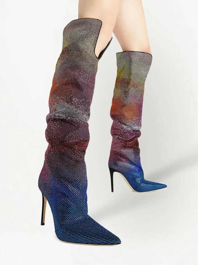105mm GZ Gala Caleido knee-high boots - Image 5