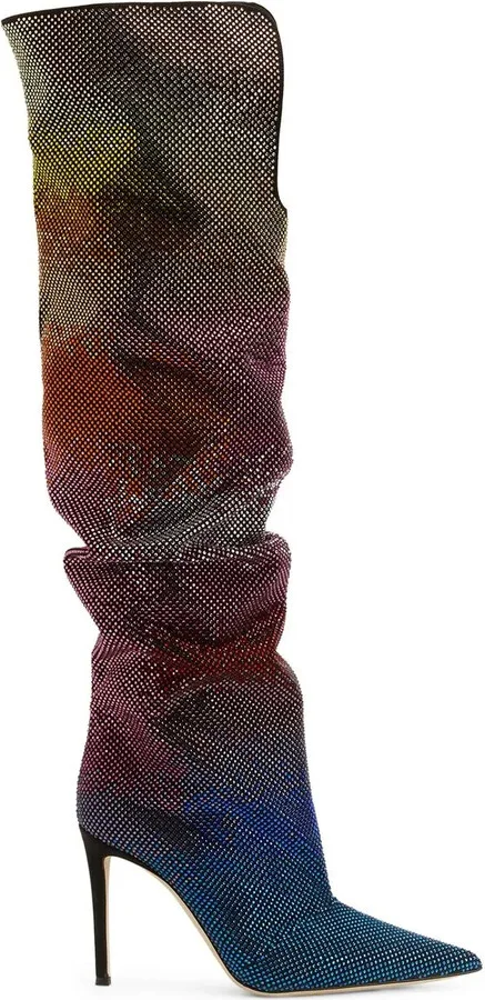 105mm GZ Gala Caleido knee-high boots