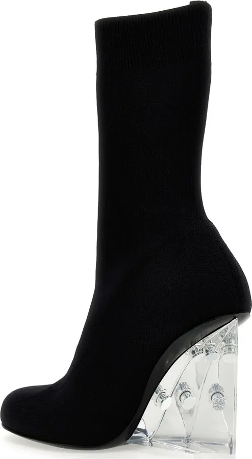105mm Heeled Slip-On Boots - Image 3