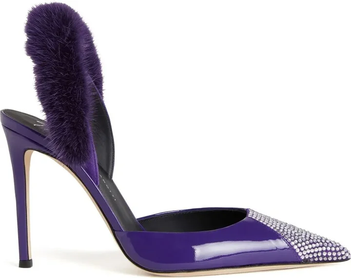 105mm Henriette Strass embellished pumps