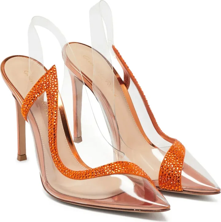105mm Hortensia crystal-embellished pumps - Image 2