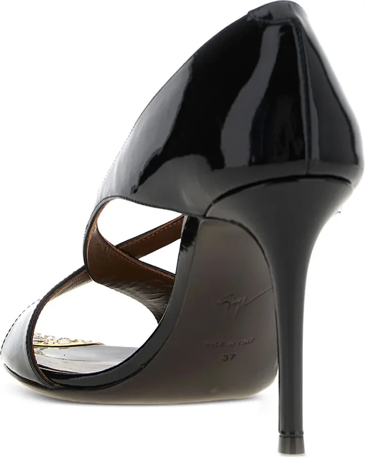 105mm Intrigo embellished stiletto heeled sandals - Image 4