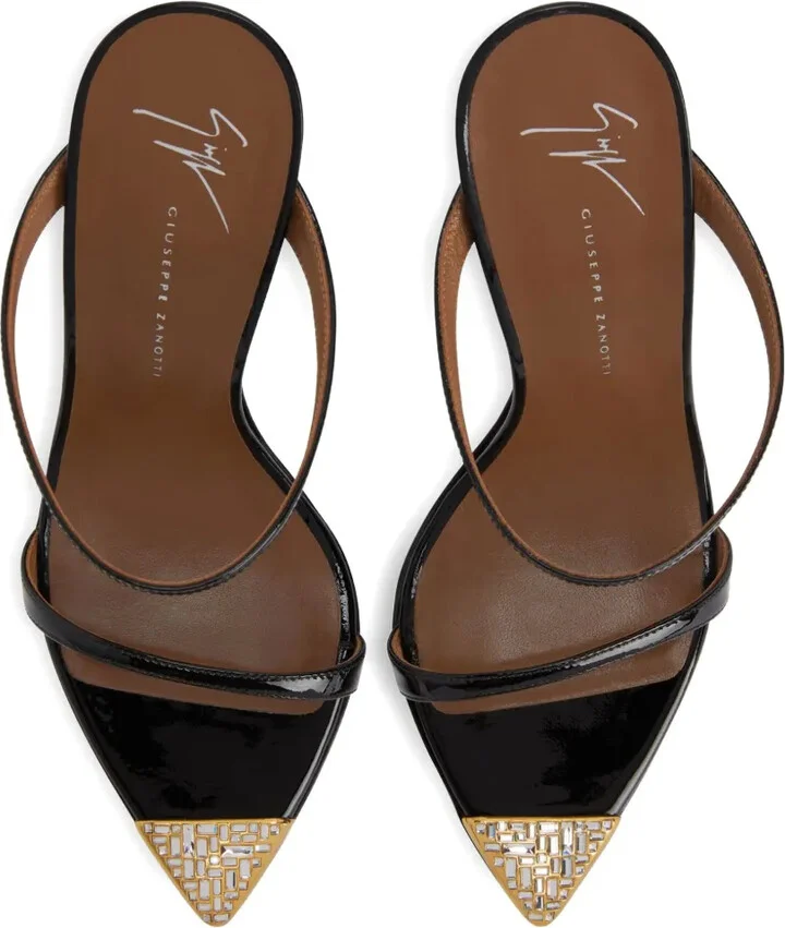 105mm Intriigo Jewelry crystal-embellished sandals - Image 3
