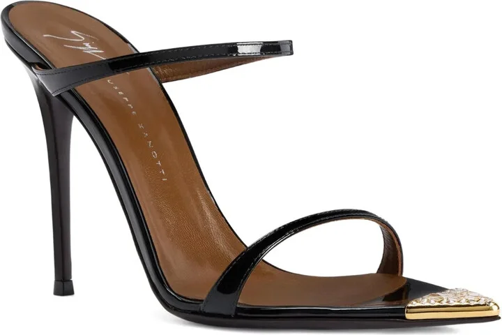 105mm Intriigo Jewelry crystal-embellished sandals