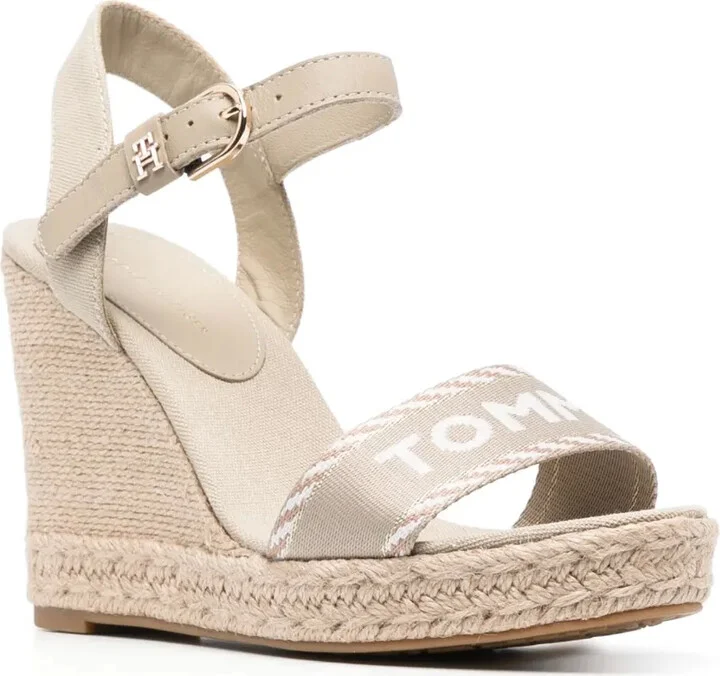 105mm Jacquard-Logo Espadrilles - Image 2