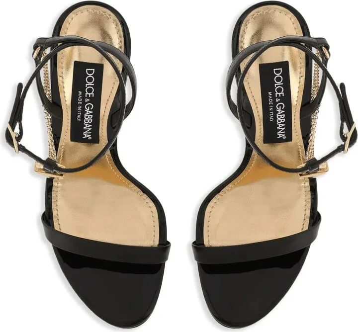 105mm Keira chain-link sandals - Image 4