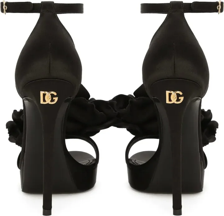 105mm Keira floral-appliqué sandals - Image 3
